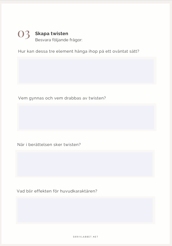 Plottwist på 5 minuter