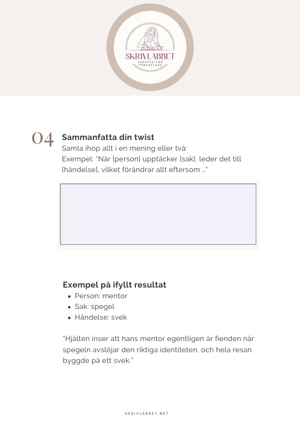 Plottwist på 5 minuter