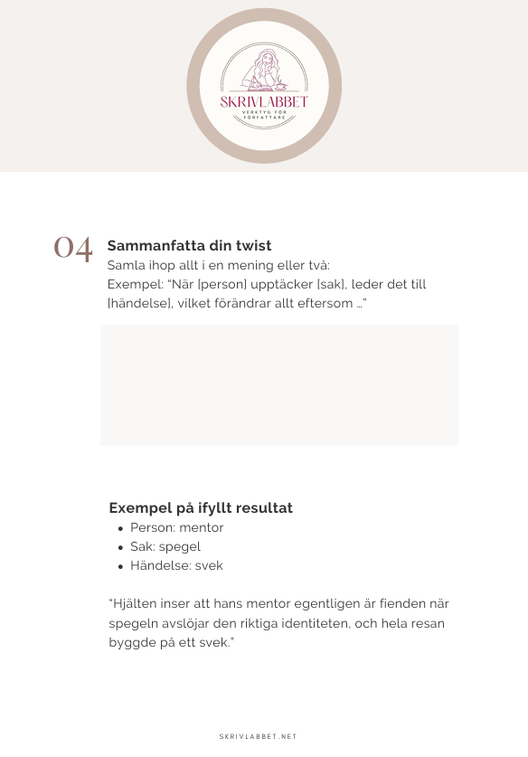 Plottwist på 5 minuter
